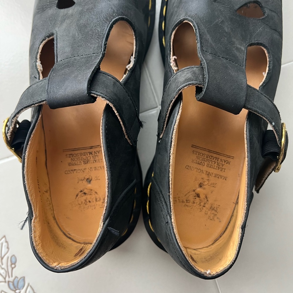 Dr. Martens Black Mary Jane Shoes - Picture 3 of 7